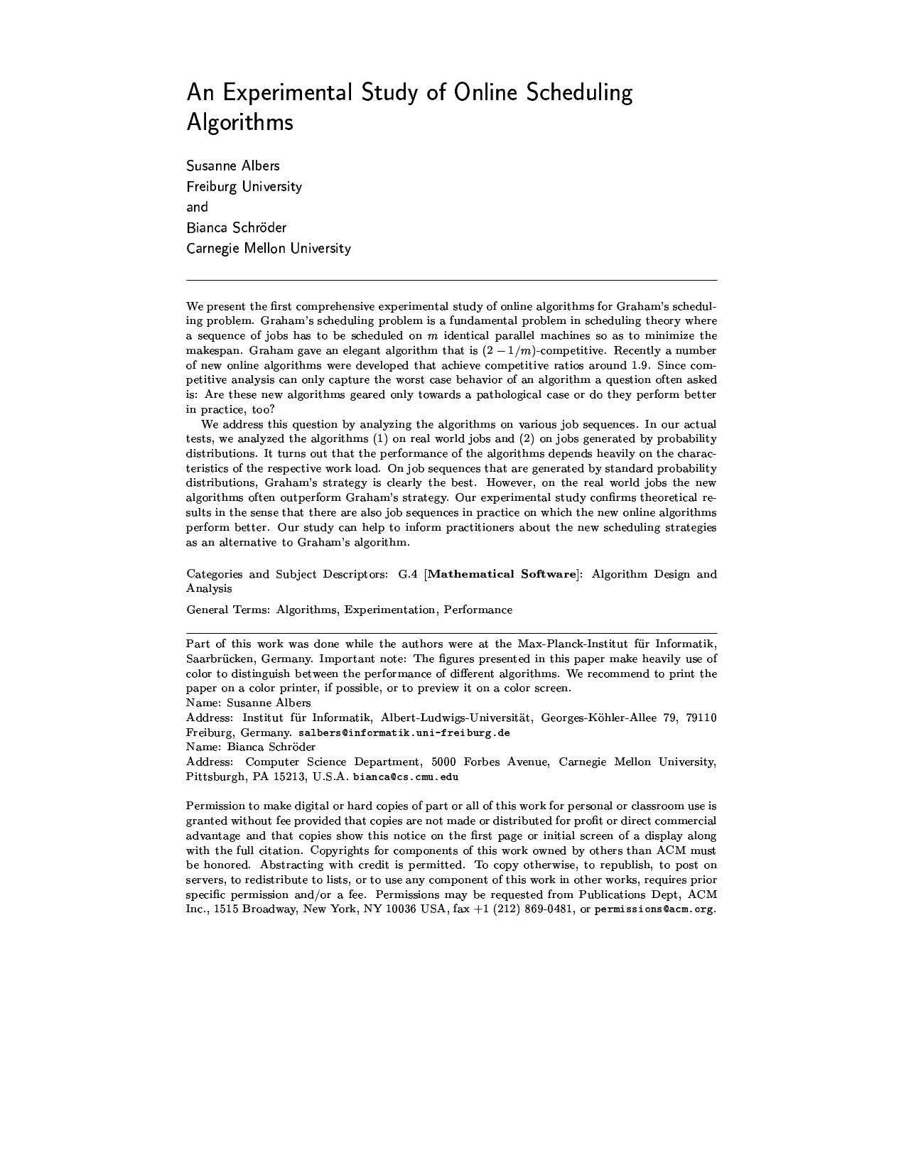 02 - An experimental study of online scheduling algorithms.pdf by mkozlov