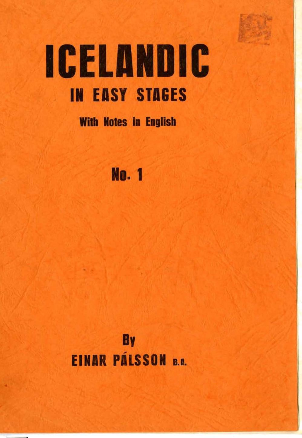 02 Icelandic in Easy Stages No. 1 by Unknown