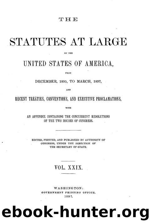 029 statutes at large by Unknown