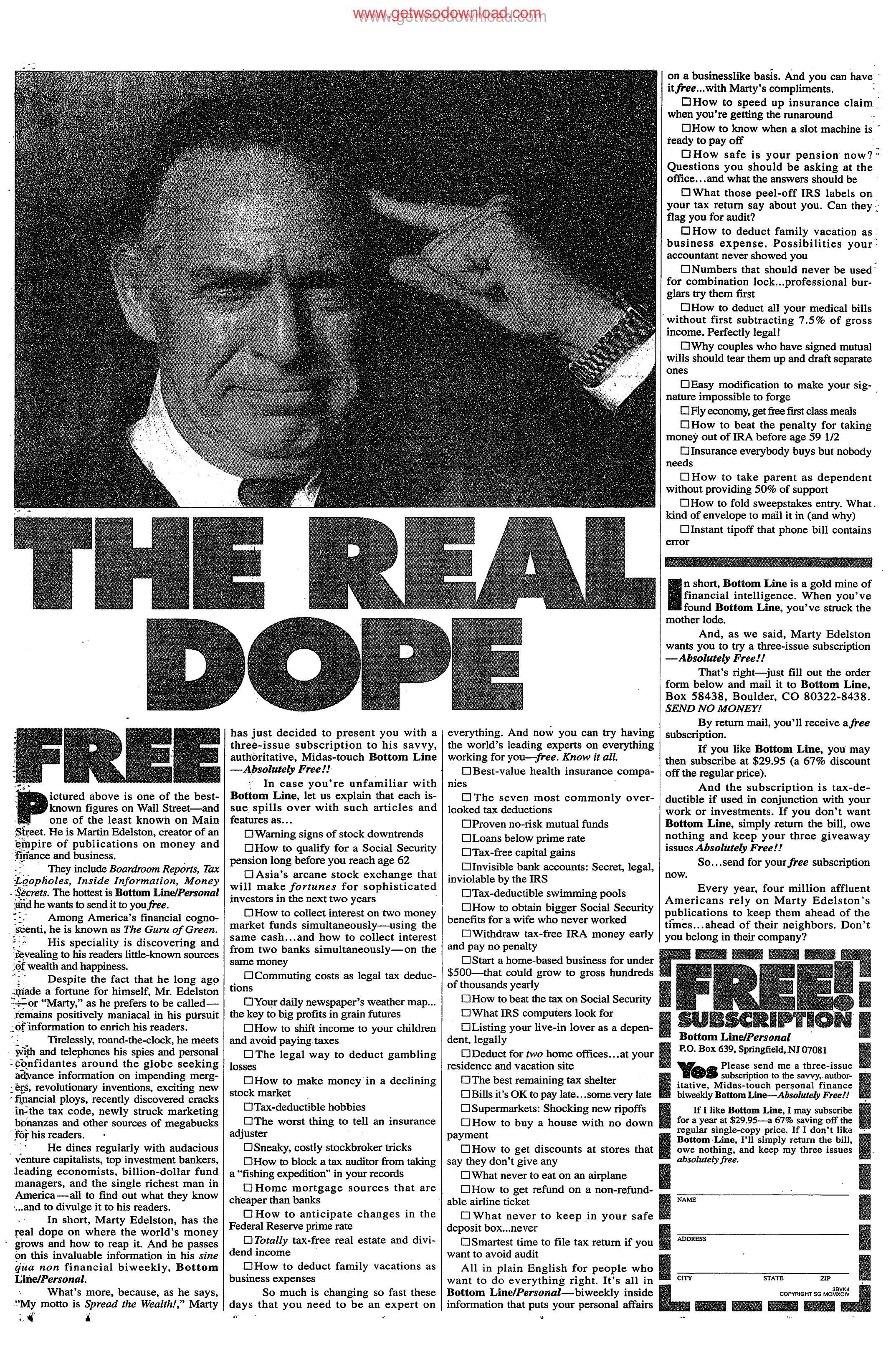 02a The Real Dope by Unknown