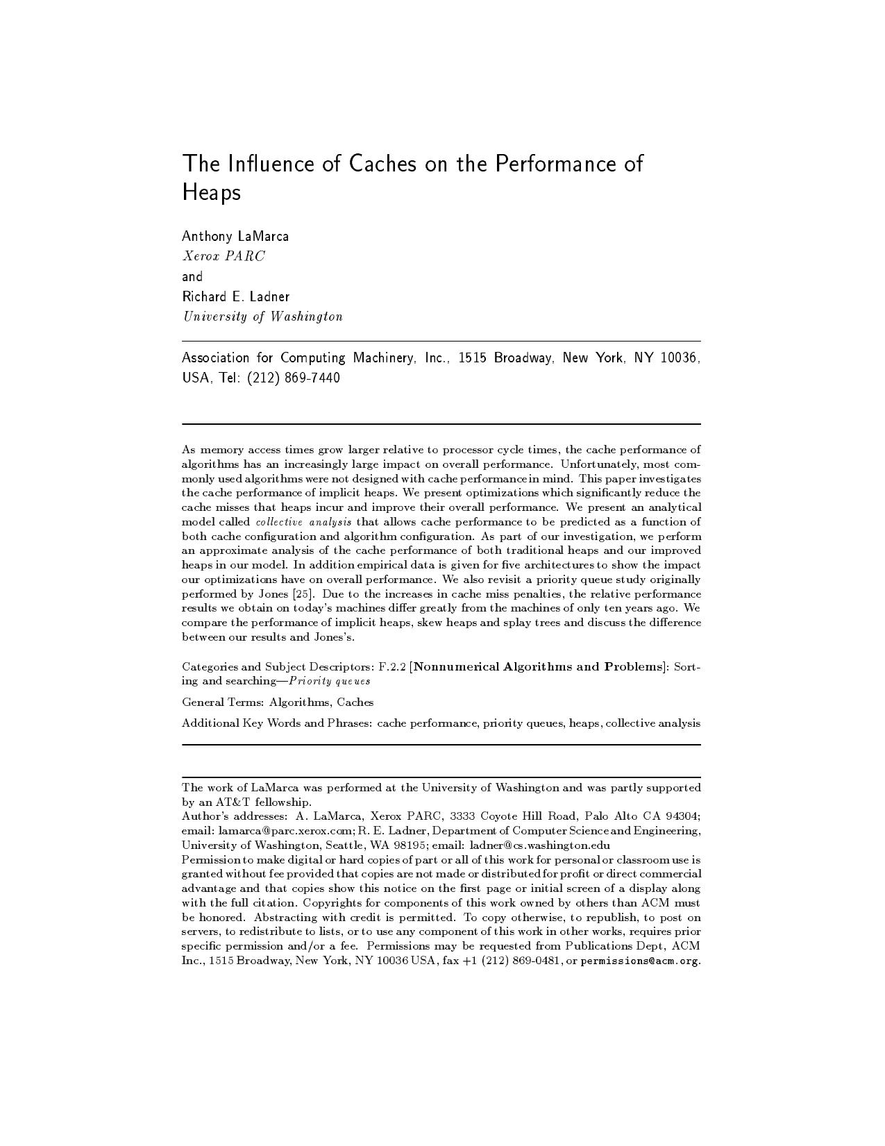 03 - The influence of caches on the performance of heaps.pdf by mkozlov