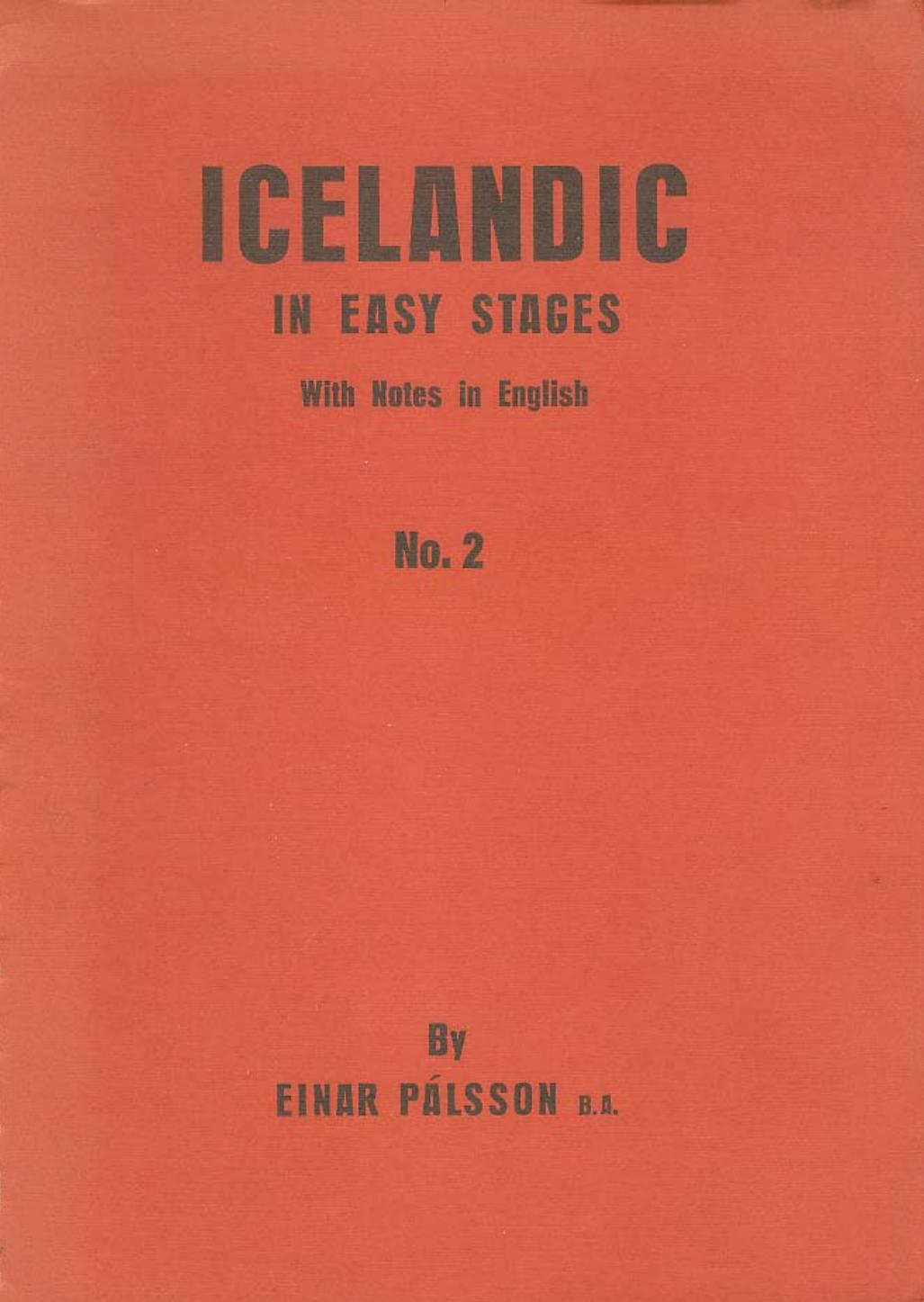 03 Icelandic in Easy Stages No. 2 by unknow