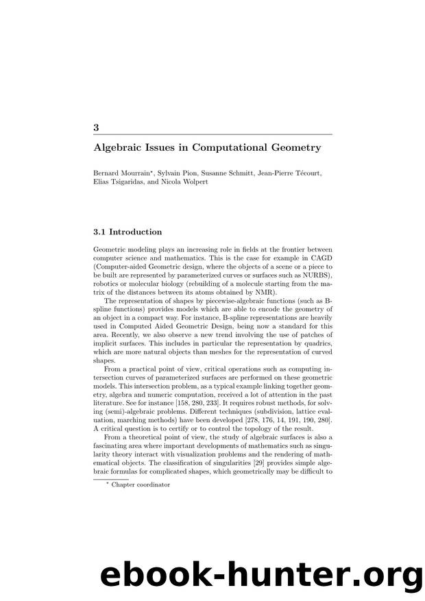 03 algebraic issues in computational geometry by Unknown