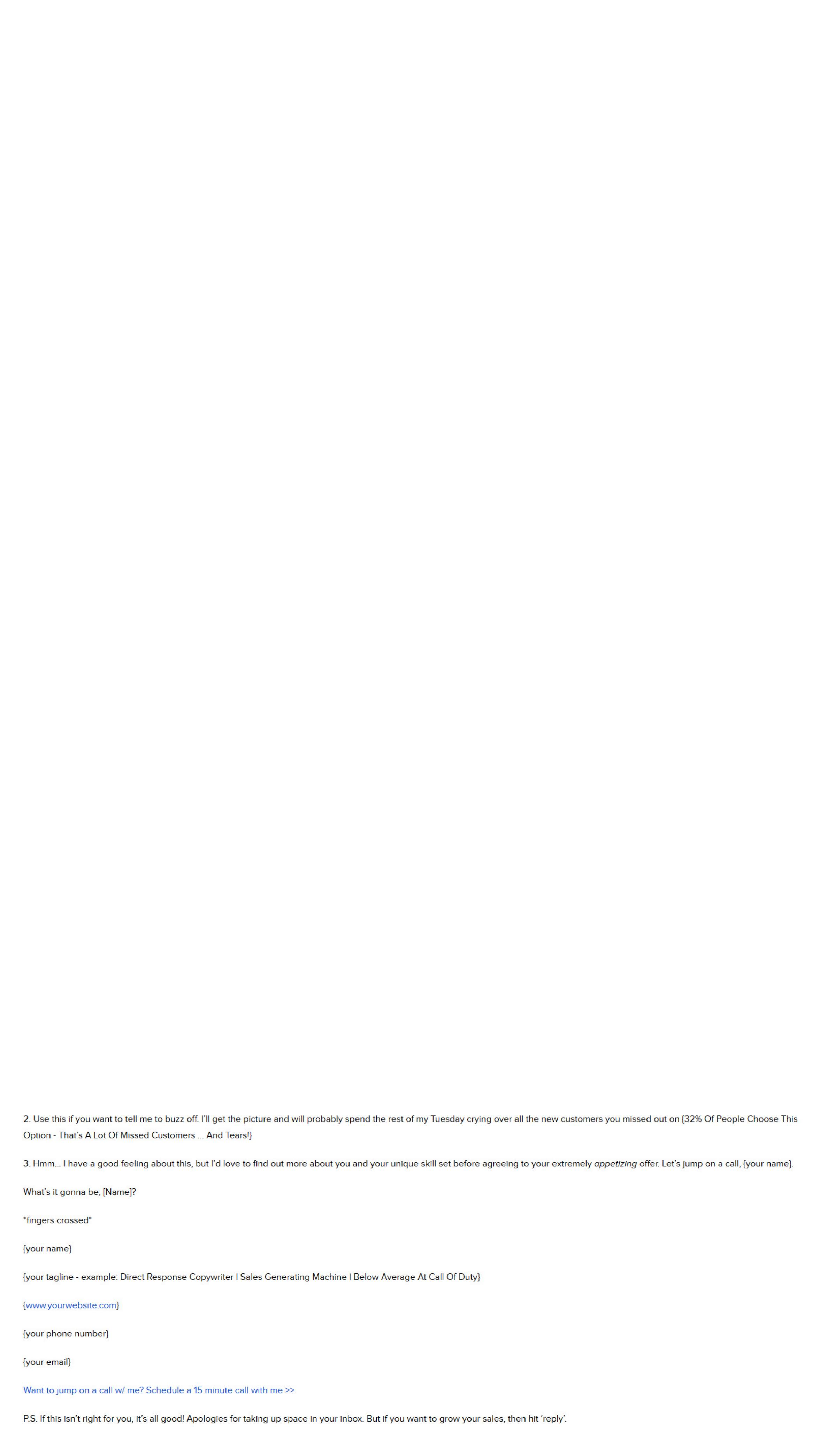 03.1-2. Cold Email Templates by [Singles]