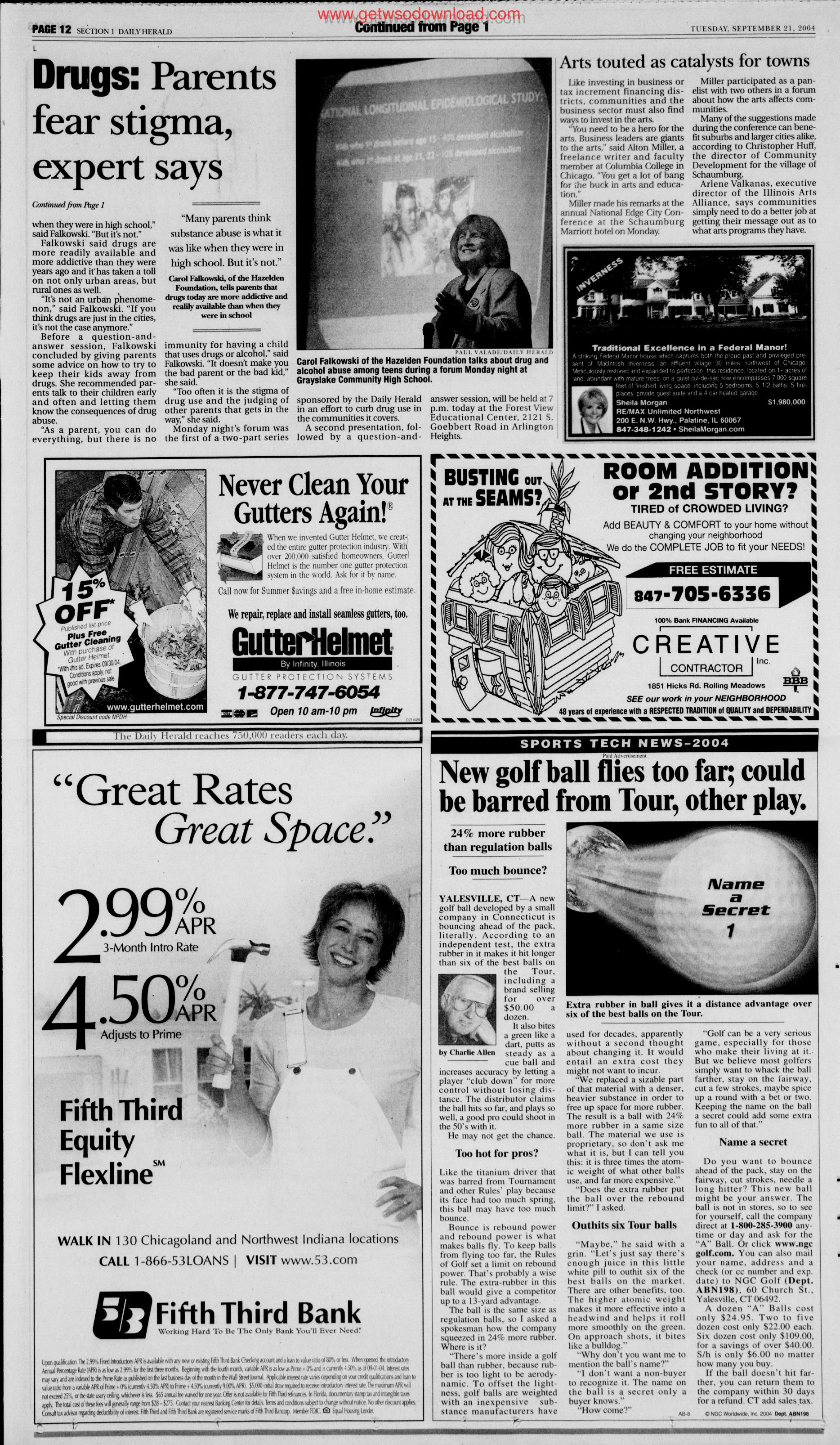 04 Fractional Golf Advertorial Ball Flies Too Far by Unknown
