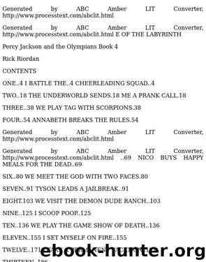 04 The Battle of the Labyrinth by Riordan Rick