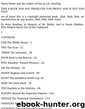 04 The Goblet of Fire by Rowling JK