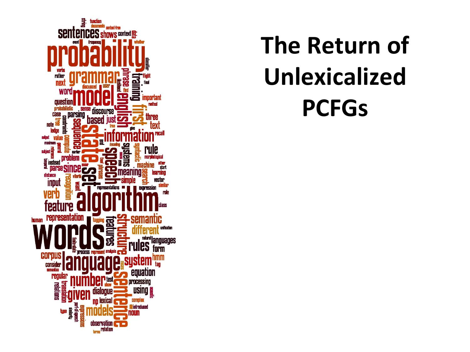 04 The Return of Unlexicalized PCFGs 20-53 by Unknown