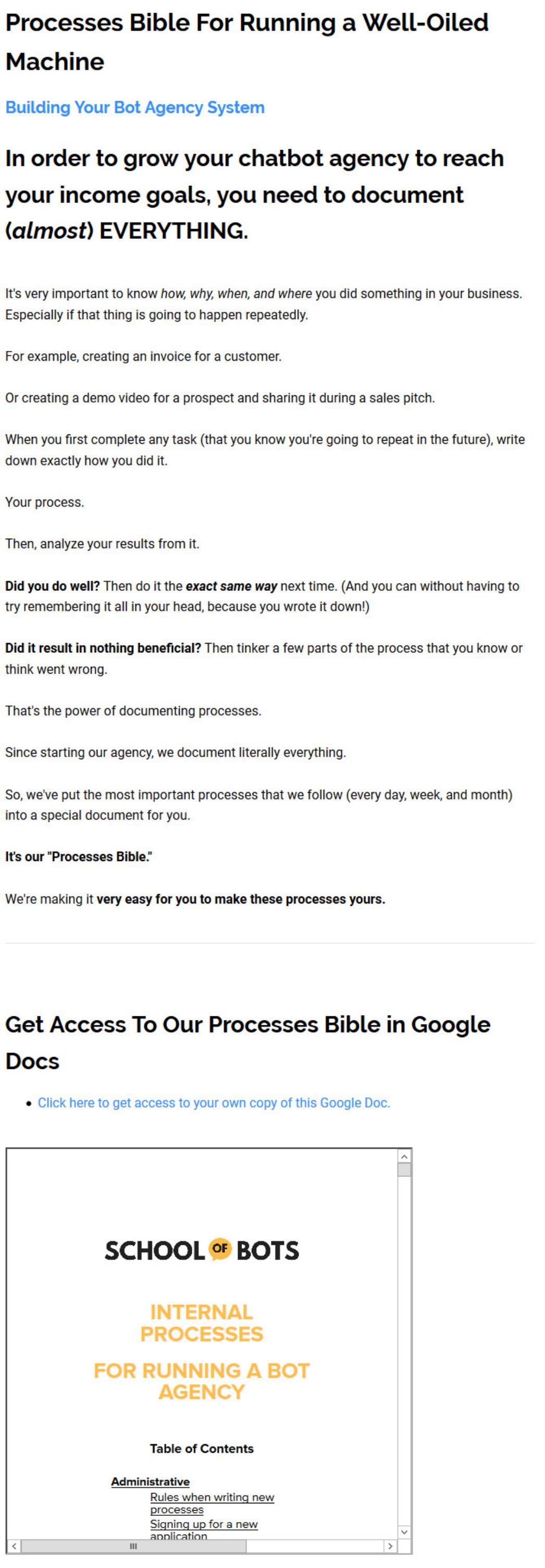 04- Processes Bible For Running a Well-Oiled Machine by Unknown