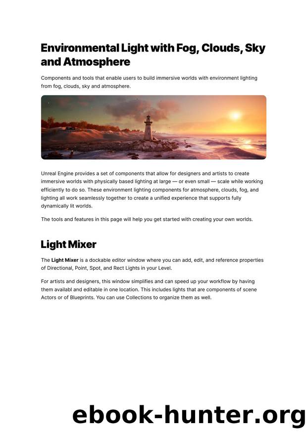 042 Environmental Light with Fog, Clouds, Sky and Atmosphere by Unknown