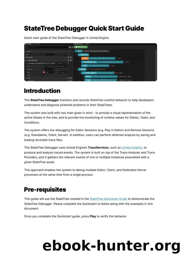045 StateTree Debugger Quick Start Guide by Unknown