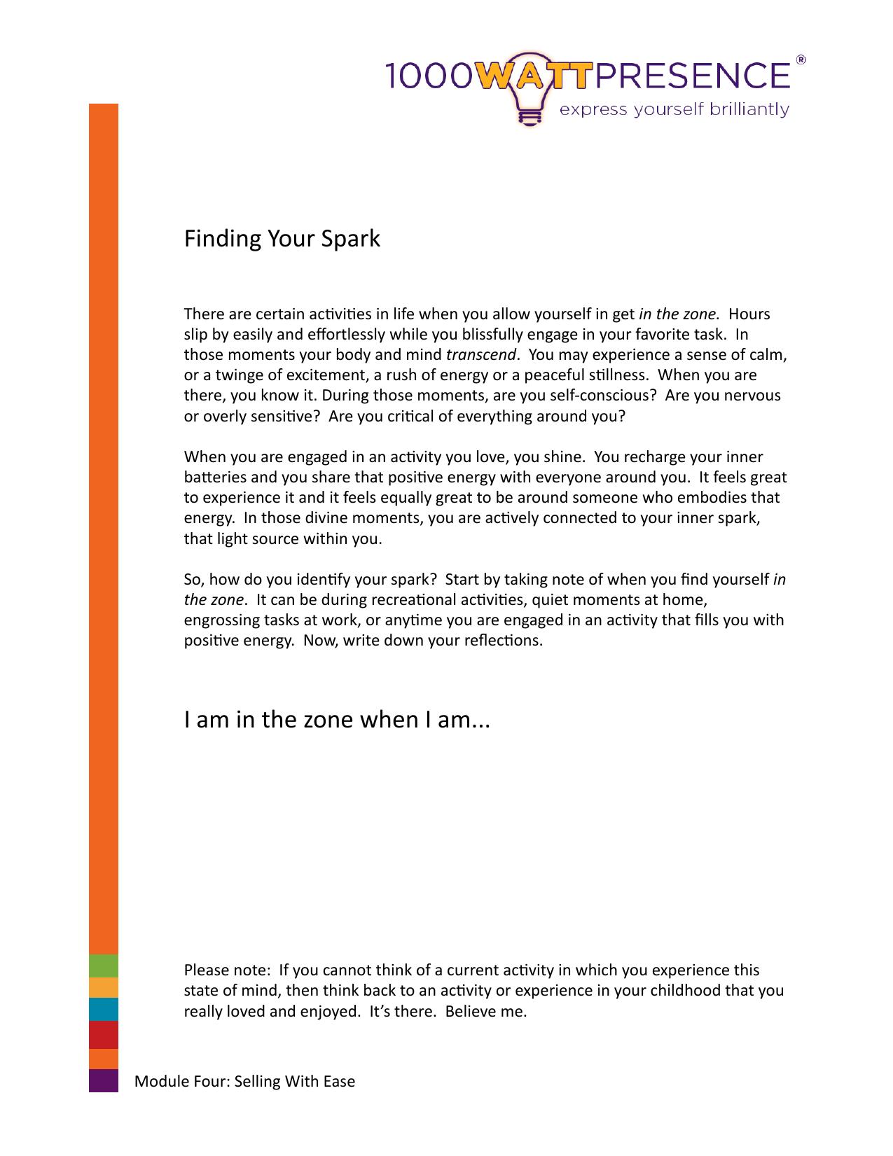 04B_Finding Your Spark by Alexa Fischer