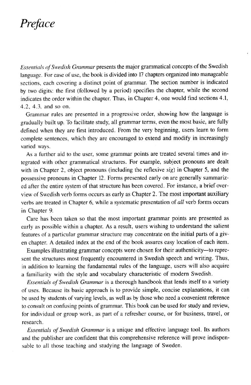 05 Essentials of Swedish Grammar A Practical Guide to the Mastery of Swedish by Unknown