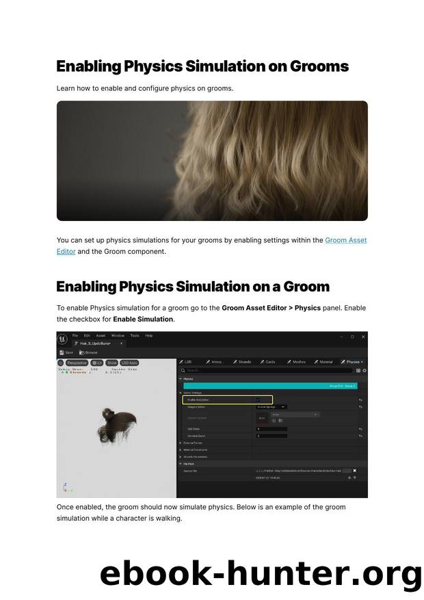 050 Enabling Physics Simulation on Grooms by Unknown