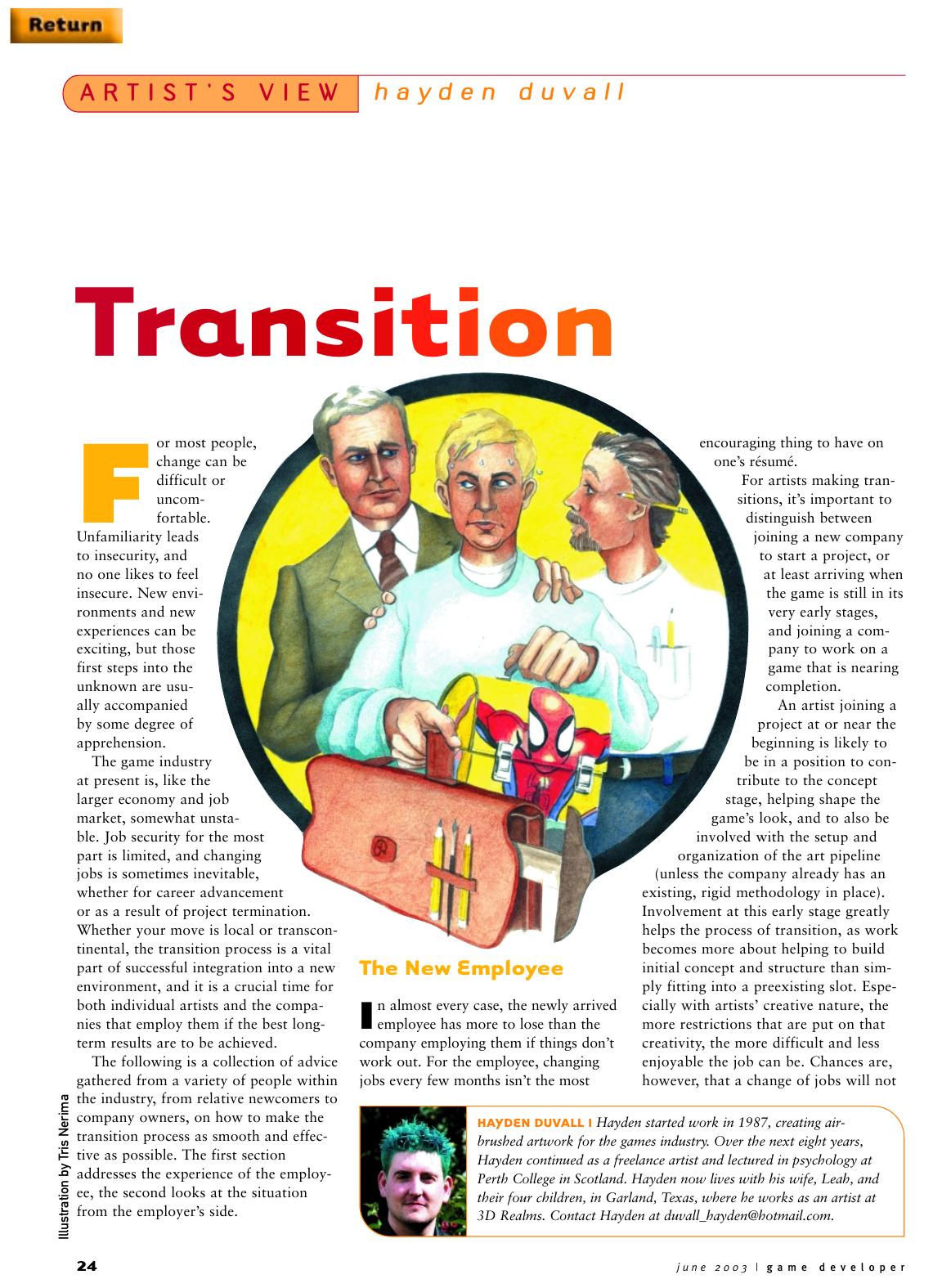 062003: Artist's View: Transition by Unknown