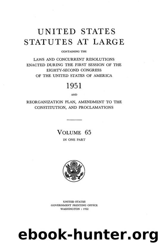 065 statutes at large by Unknown