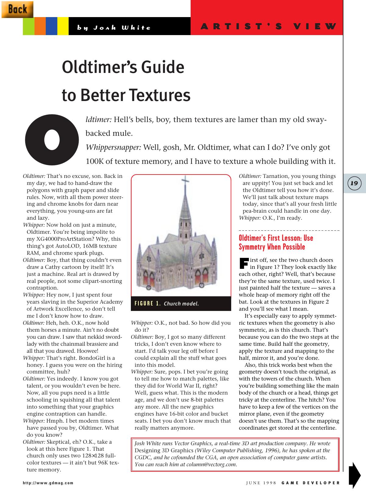0698: Artist's View: Oldtimer's Guide to Better Textures by Unknown