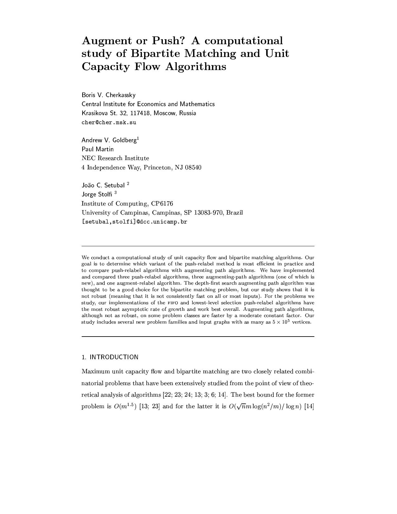 07 - Augment or push. A compu...-capacity flow algorithms.pdf by mkozlov