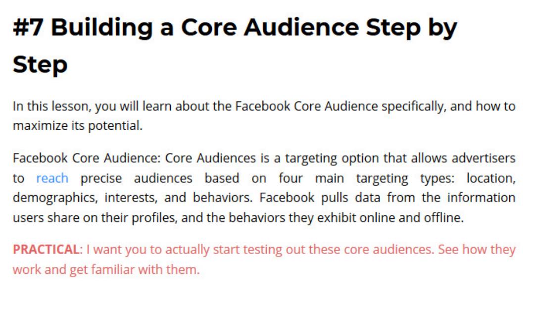 07-#7 Building a Core Audience Step by Step by Unknown