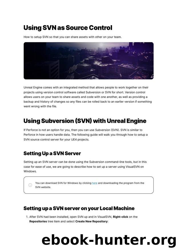 071 Using SVN as Source Control by Unknown