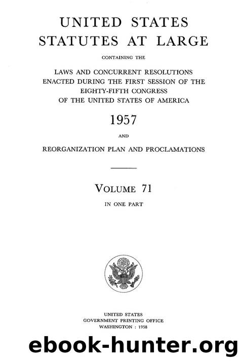 071 statutes at large by Unknown