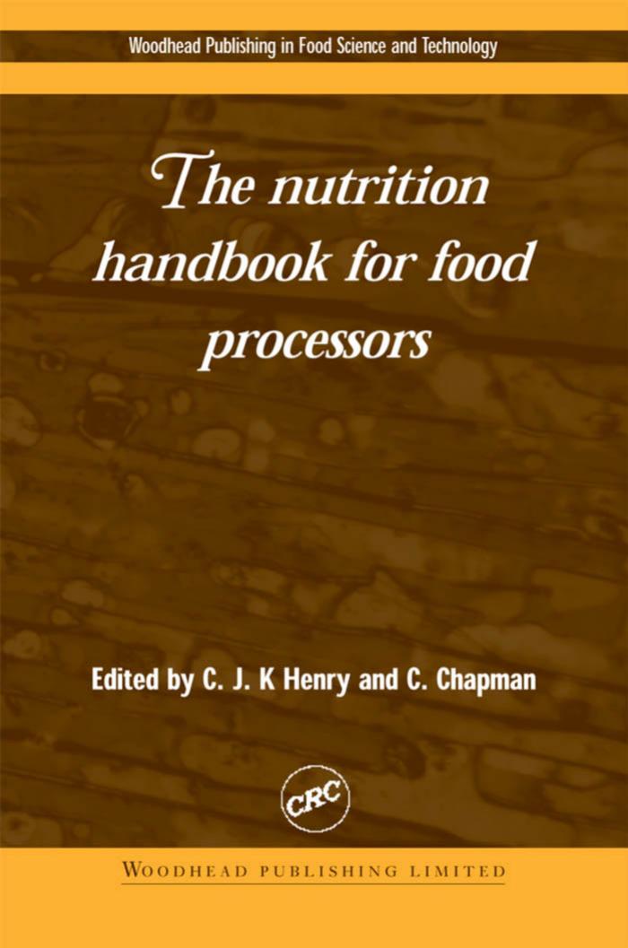 074. The Nutrition Handbook for Food Processors (2002) by Unknown