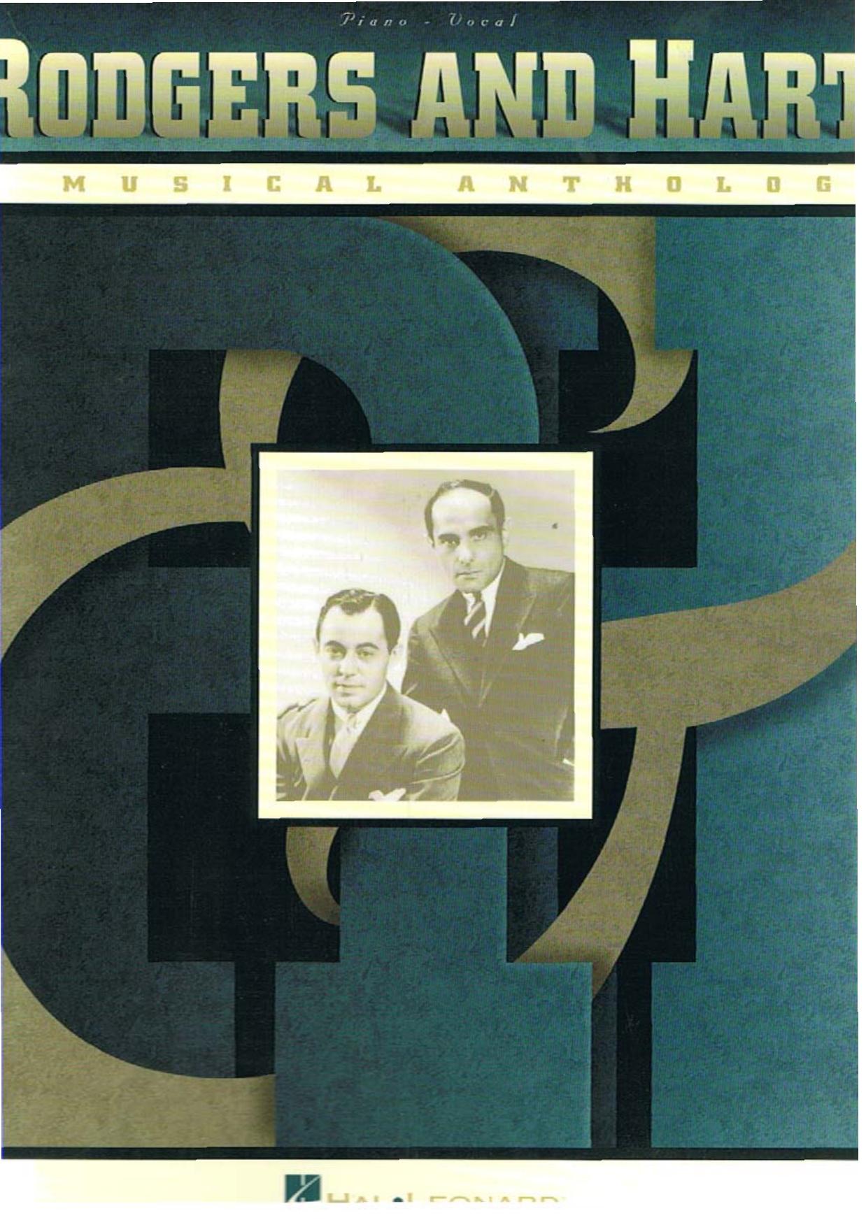 0774 - Rodgers And Hart by A Musical Anthology