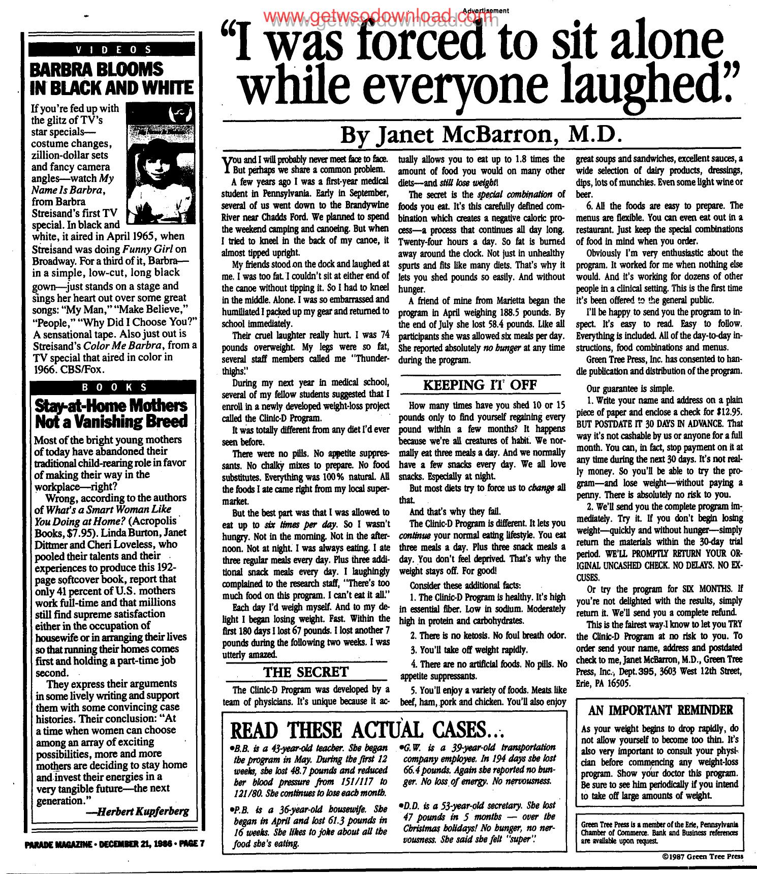 08 I was forced to sit alone by Copyright 2010 Heritage Microfilm Inc. & Newspaperarchive.com
