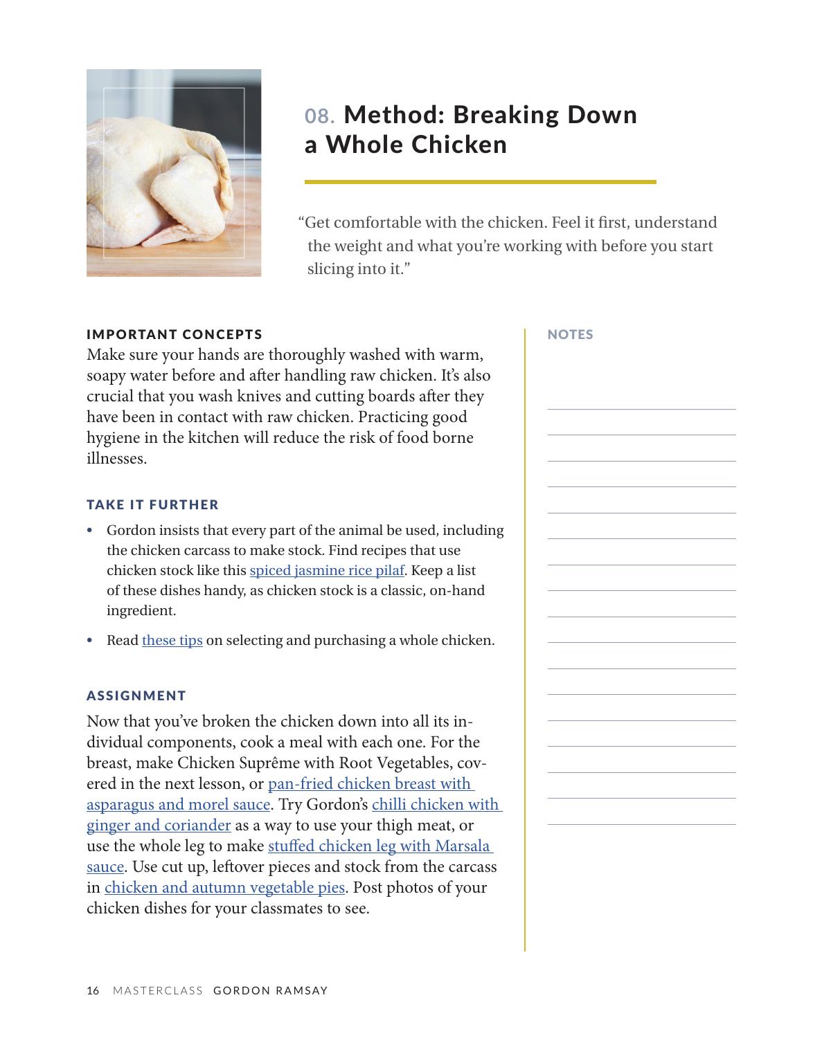 08. Method Breaking Down a Whole Chicken by Unknown