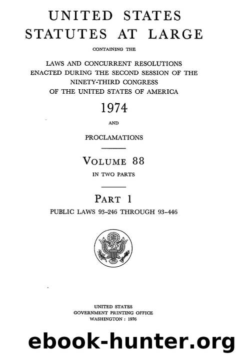 088 statutes at large by Unknown