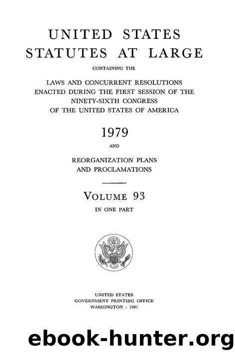 093 statutes at large by Unknown