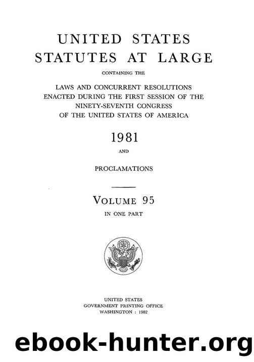 095 statutes at large by Unknown