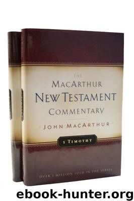 1 & 2 Timothy MacArthur New Testament Commentary Set (Macarthur New Testament Commentary Serie) by MacArthur John F