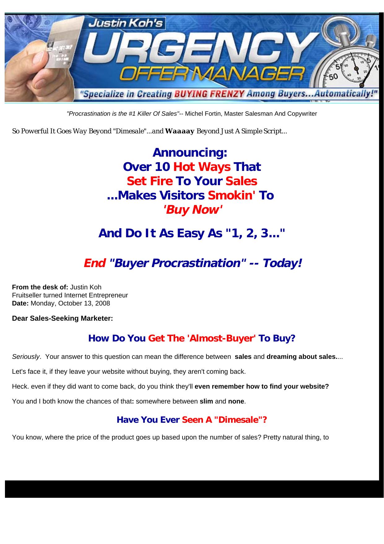 1 Sec..., 2 Sec..., 3 Sec..., Sale Made! Its So Incredibly Easy! by Best of Kuszter's Collection