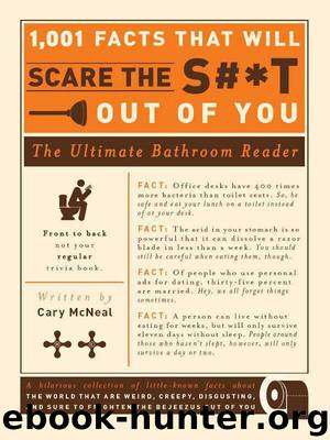 1,001 Facts That Will Scare the S#*t Out of You: The Ultimate Bathroom Book by Cary McNeal