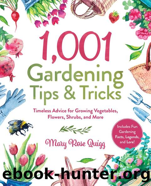 1,001 Gardening Tips & Tricks by Mary Rose Quigg