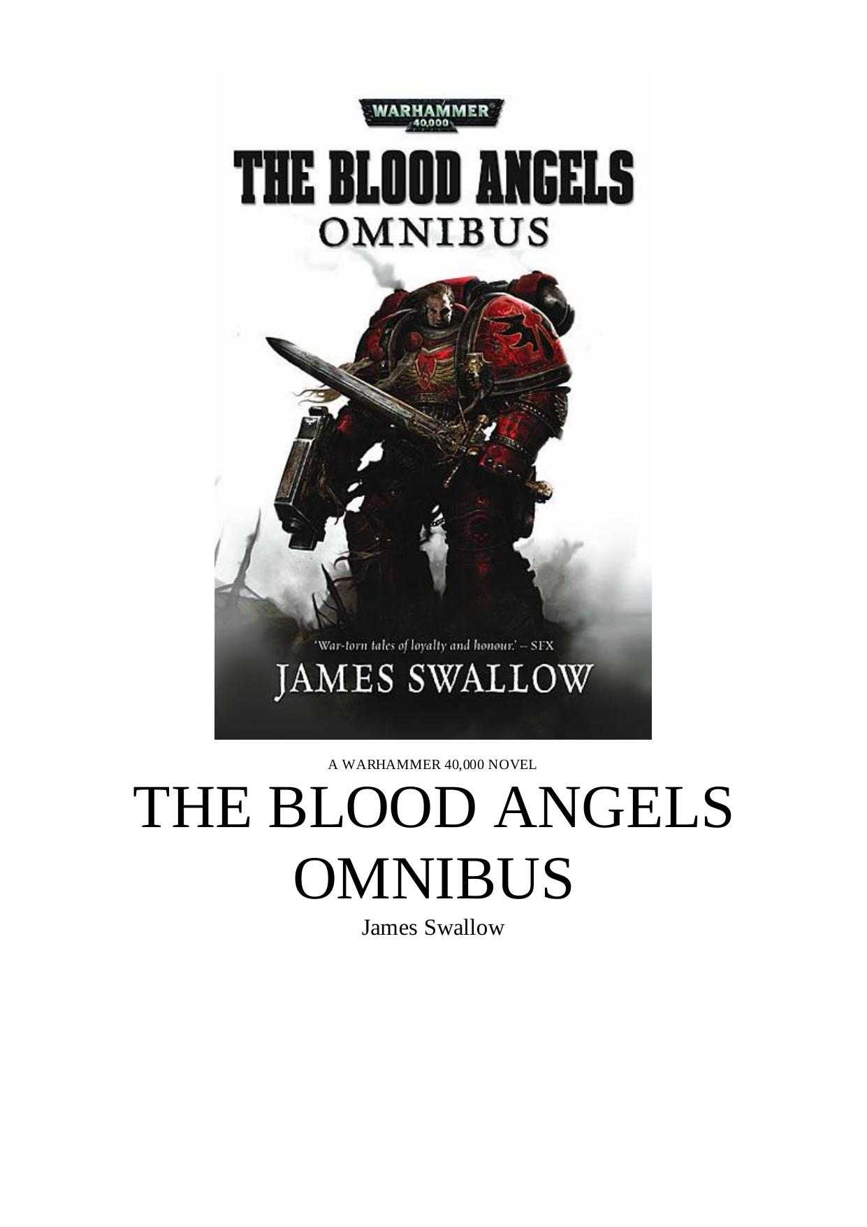 1-3 James Swallow Blood Angels Omnibus by AAEA