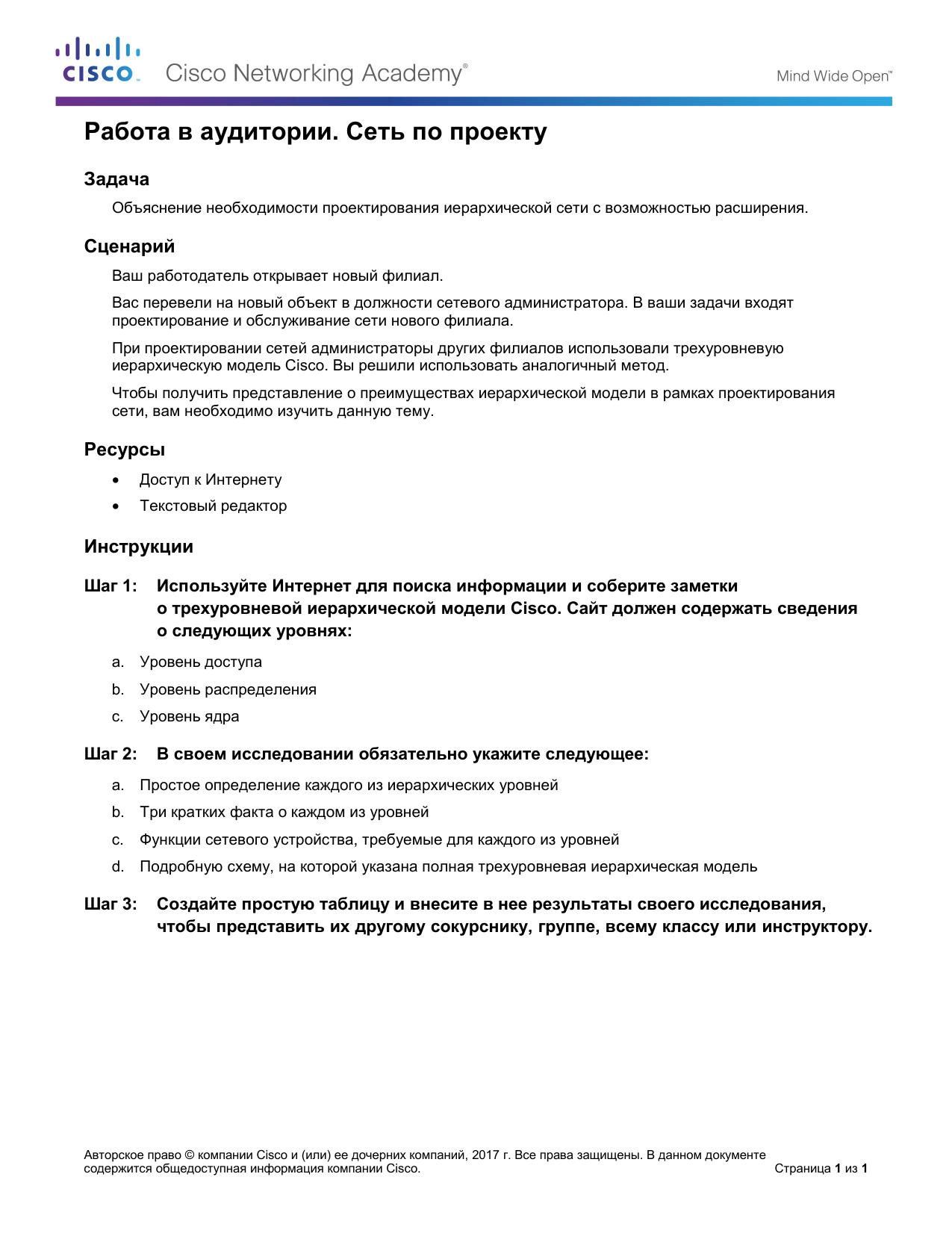 1.0.1.2 Class Activity by Dianne Stevens