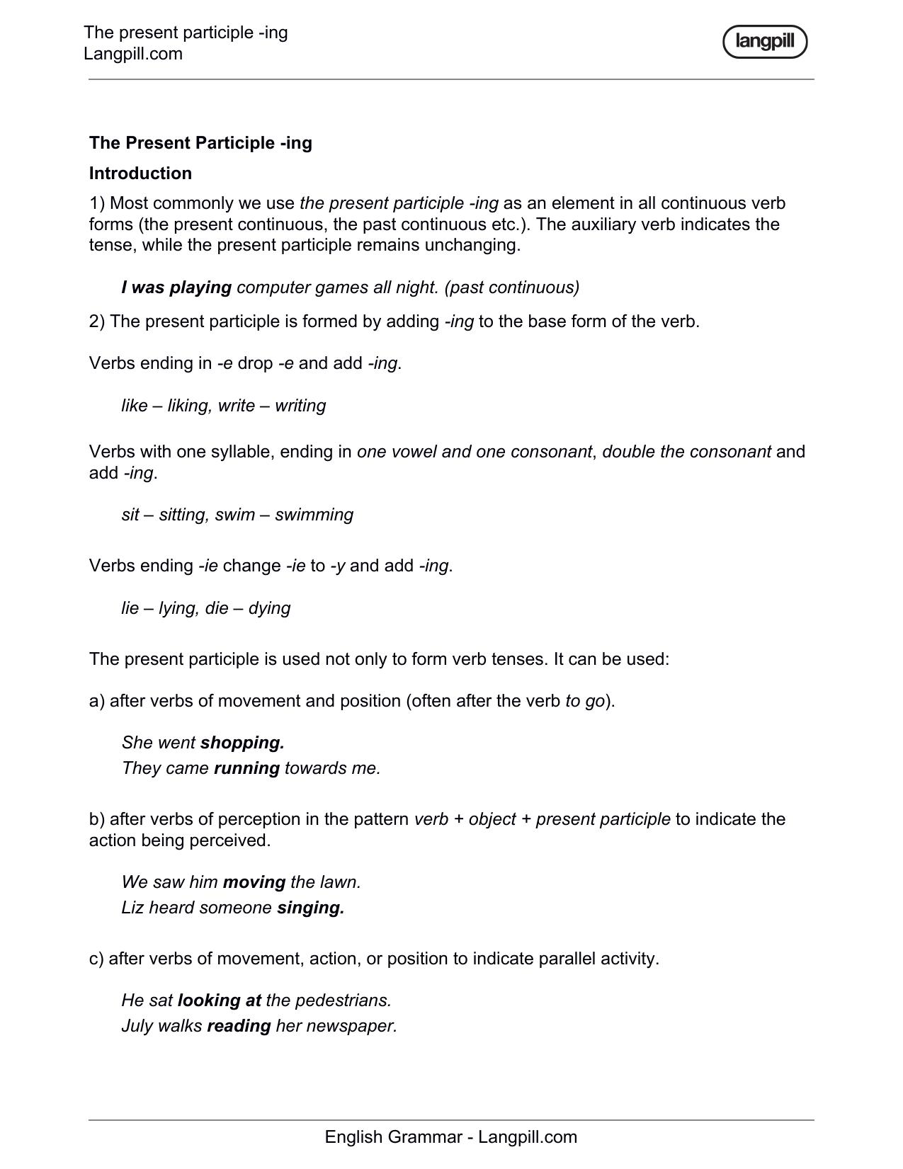 1.1 13. [Textbook] The present participle -ing.pdf by Unknown