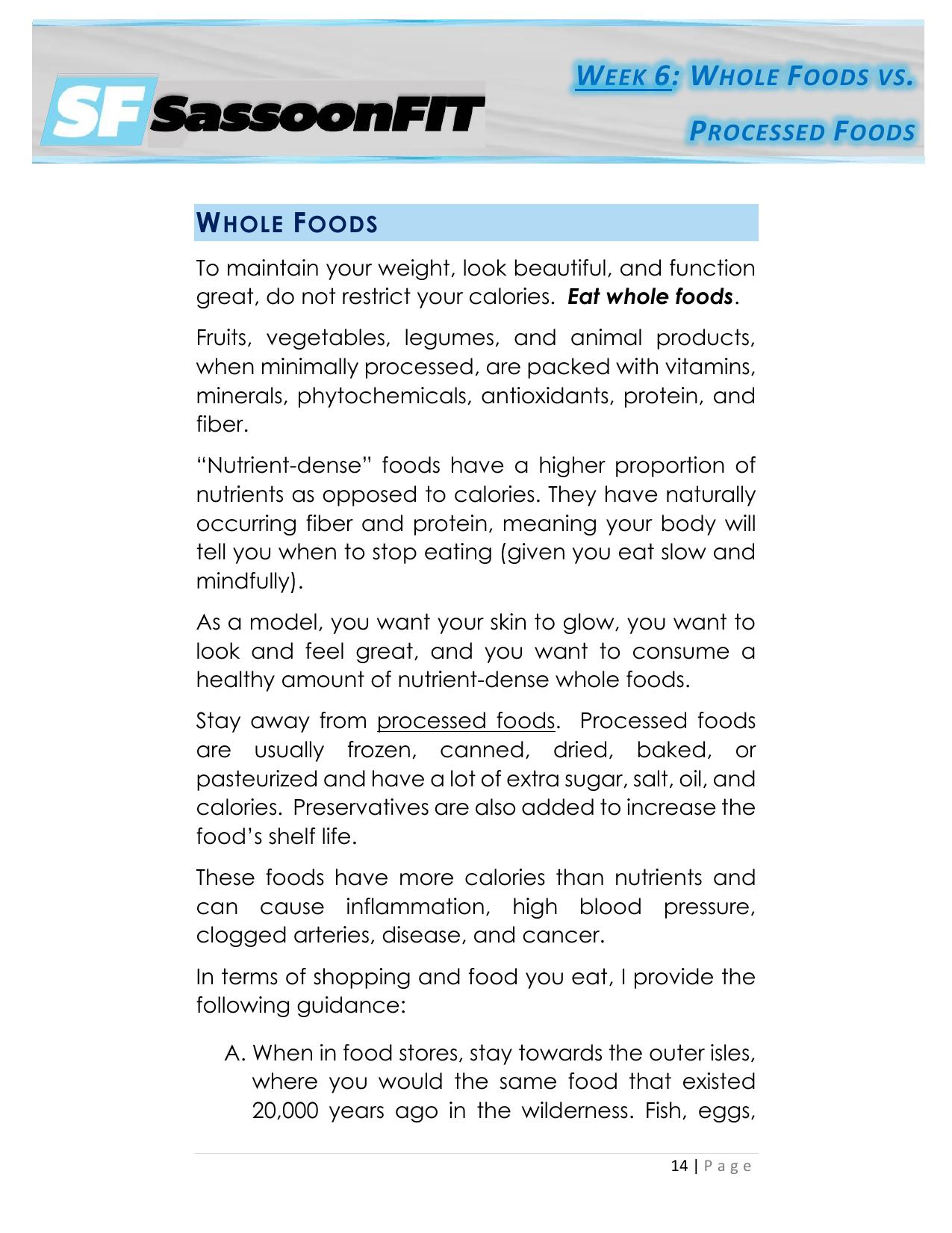 1.1 Whole Foods vs Processed Foods.pdf by Gamliel Sassoon