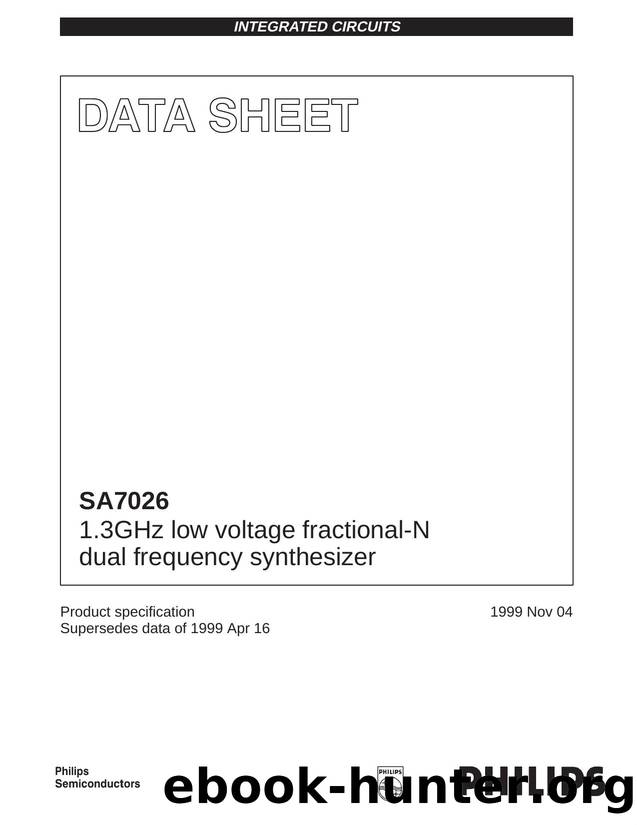 1.3 GHz low voltage fractional-N dual frequency synthesizer by Philips Semiconductors
