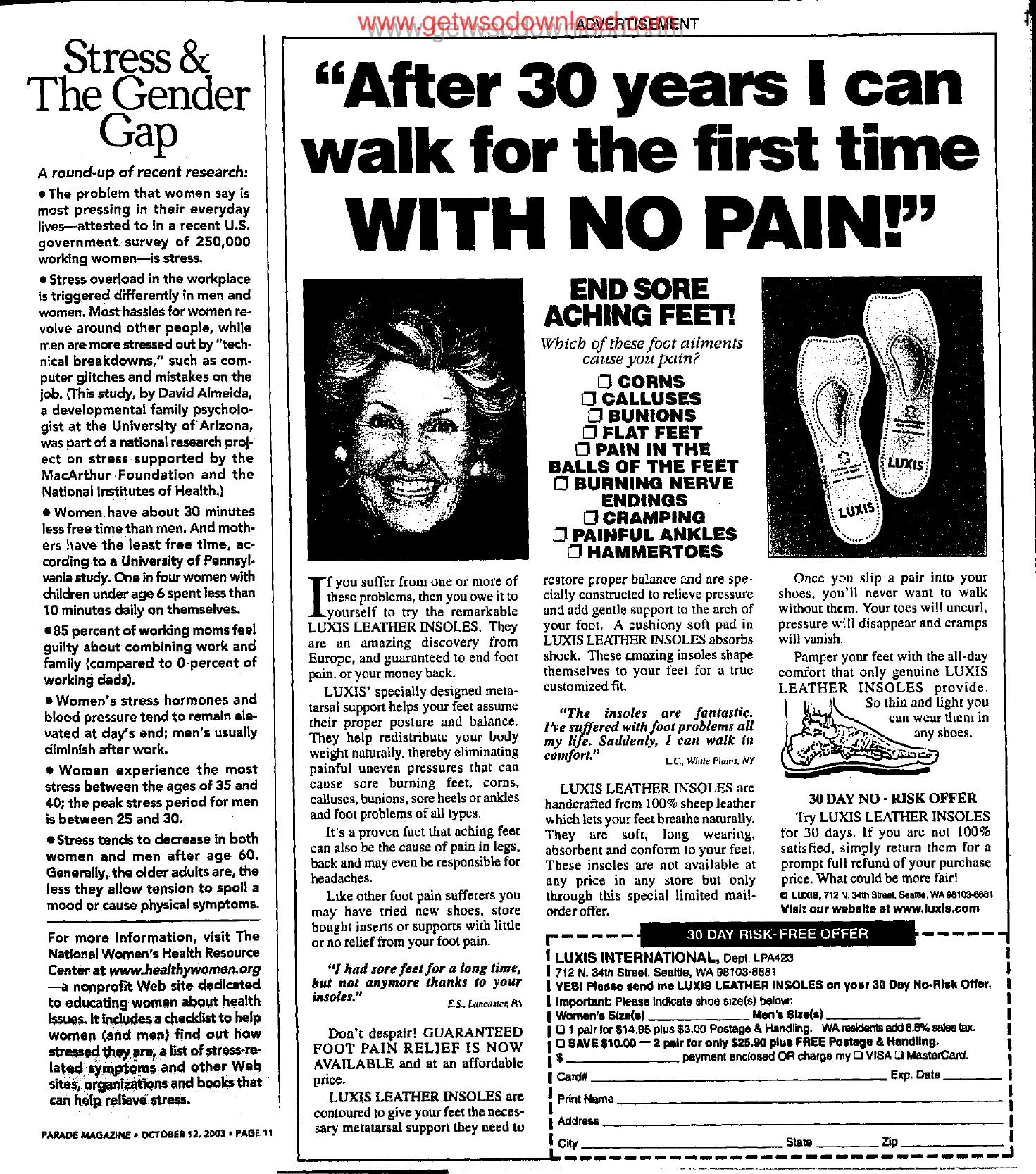 10 After 30 Years I can walk by Copyright 2007 Heritage Microfilm Inc. and Newspaperarchive.com