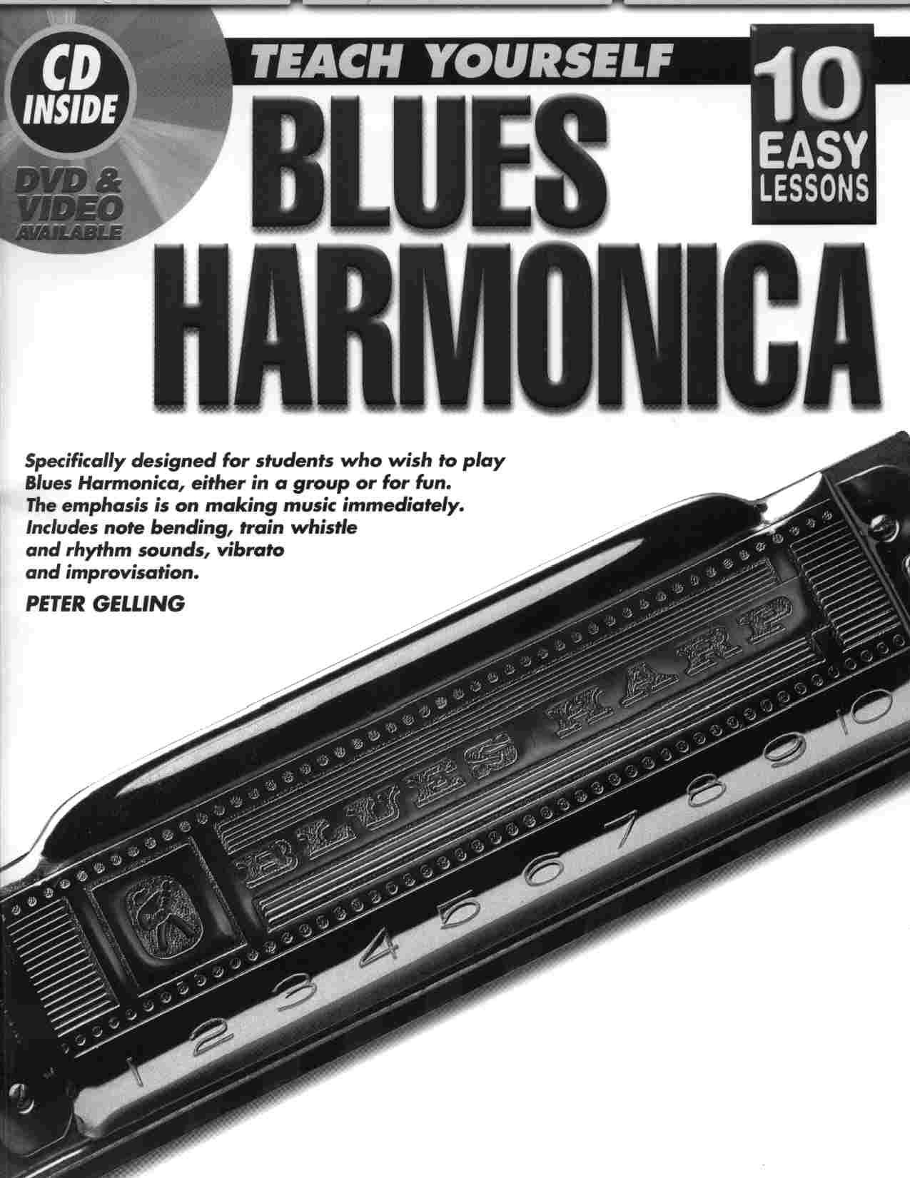 10 Easy Lessons - Blues Harmonica (10 Easy Lessons Learn to Play) by Peter Gelling
