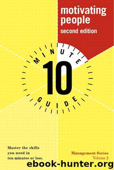 10 Minute Guide to Motivating People by Nancy Stevenson