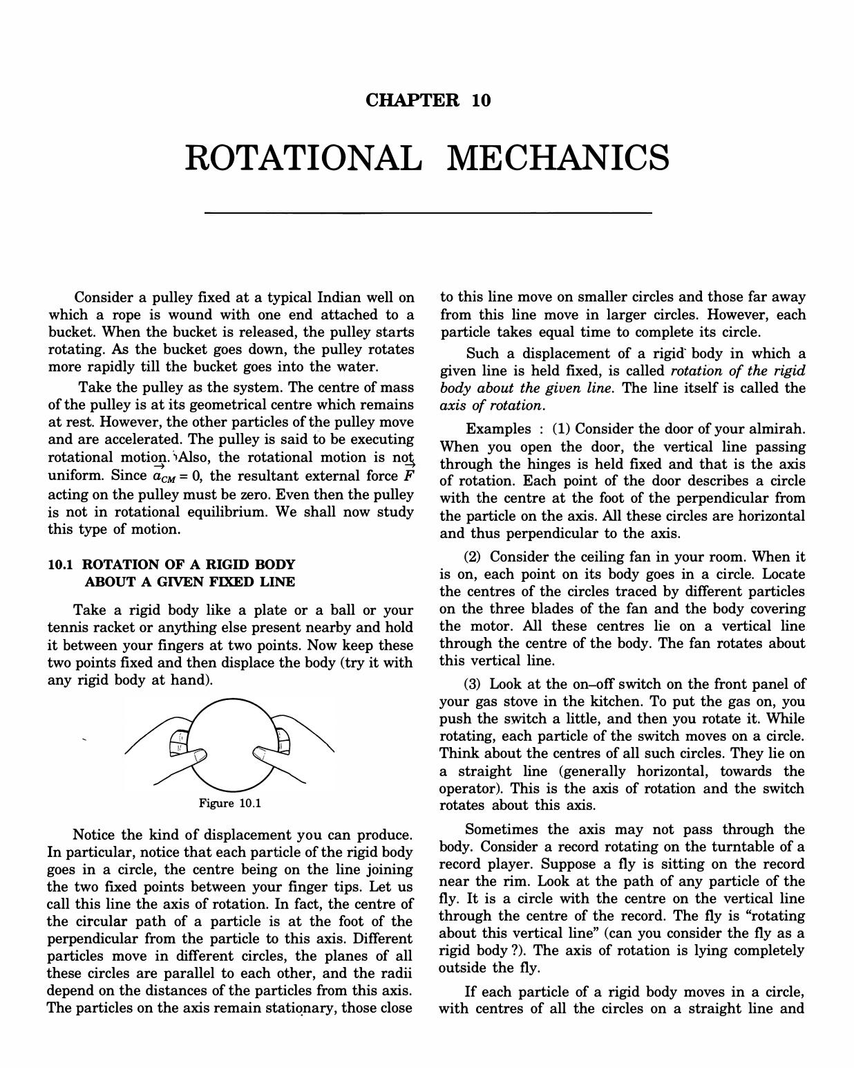 10 ROTATIONAL MECHANICS by Unknown
