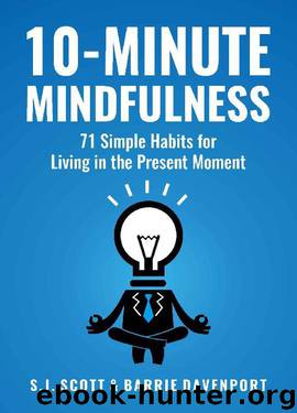 10-Minute Mindfulness: 71 Habits for Living in the Present Moment by S.J. Scott & Barrie Davenport