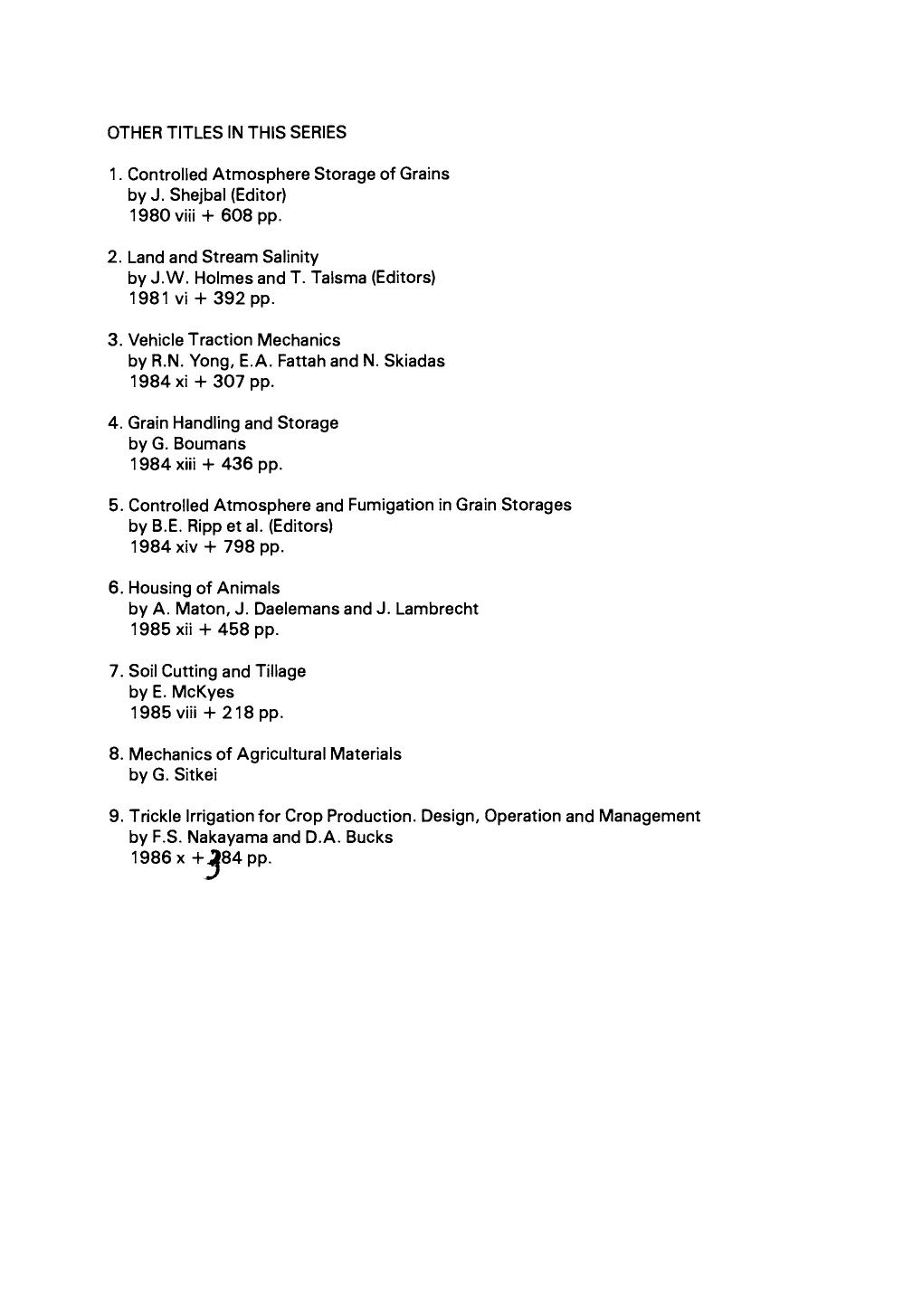 10. Agricultural Engineering Soil Mechanics (1989) by 4<8=8AB@0B>@