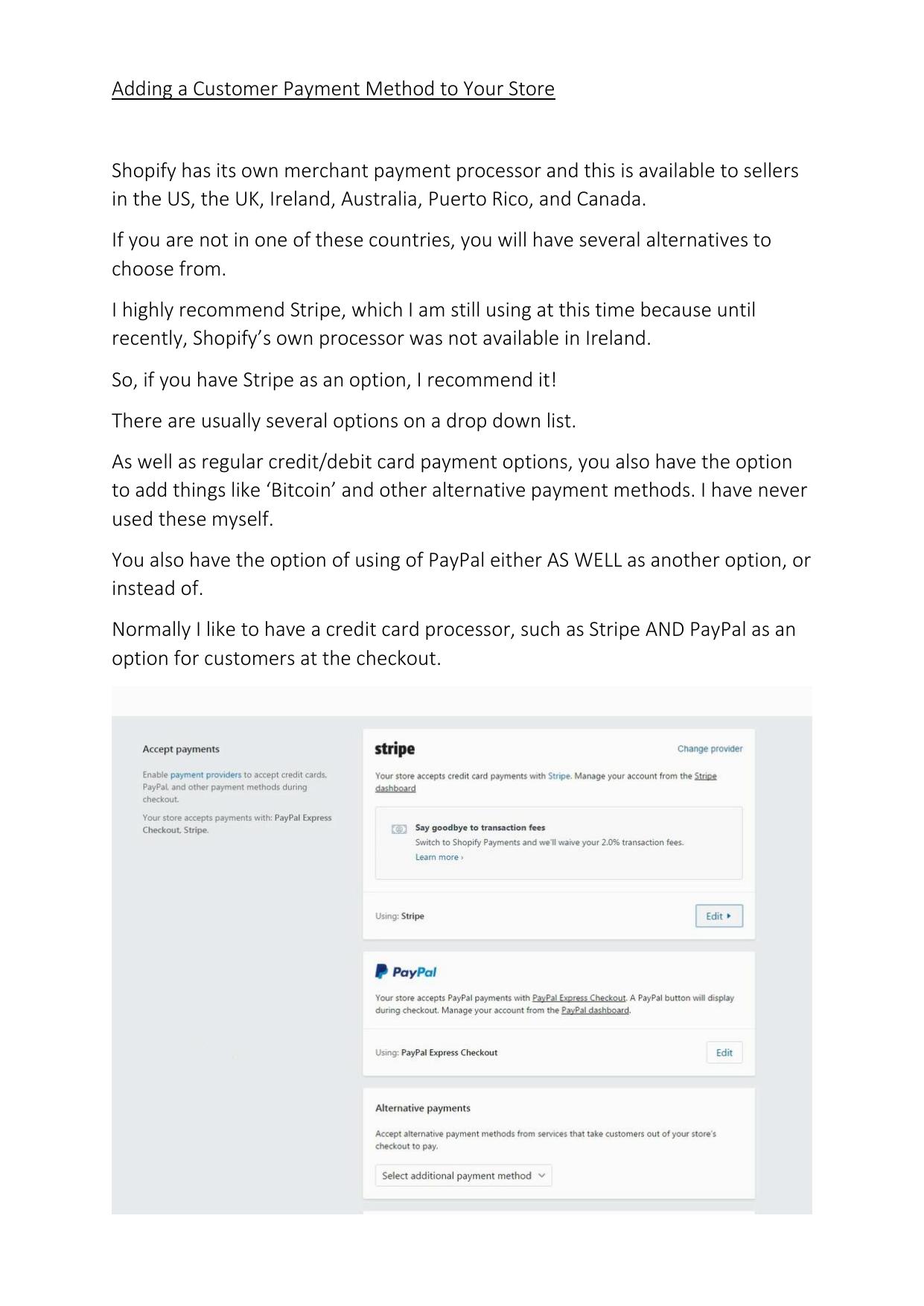 10.1 Adding a Payment Method to Your Store.pdf by Julie Wilson