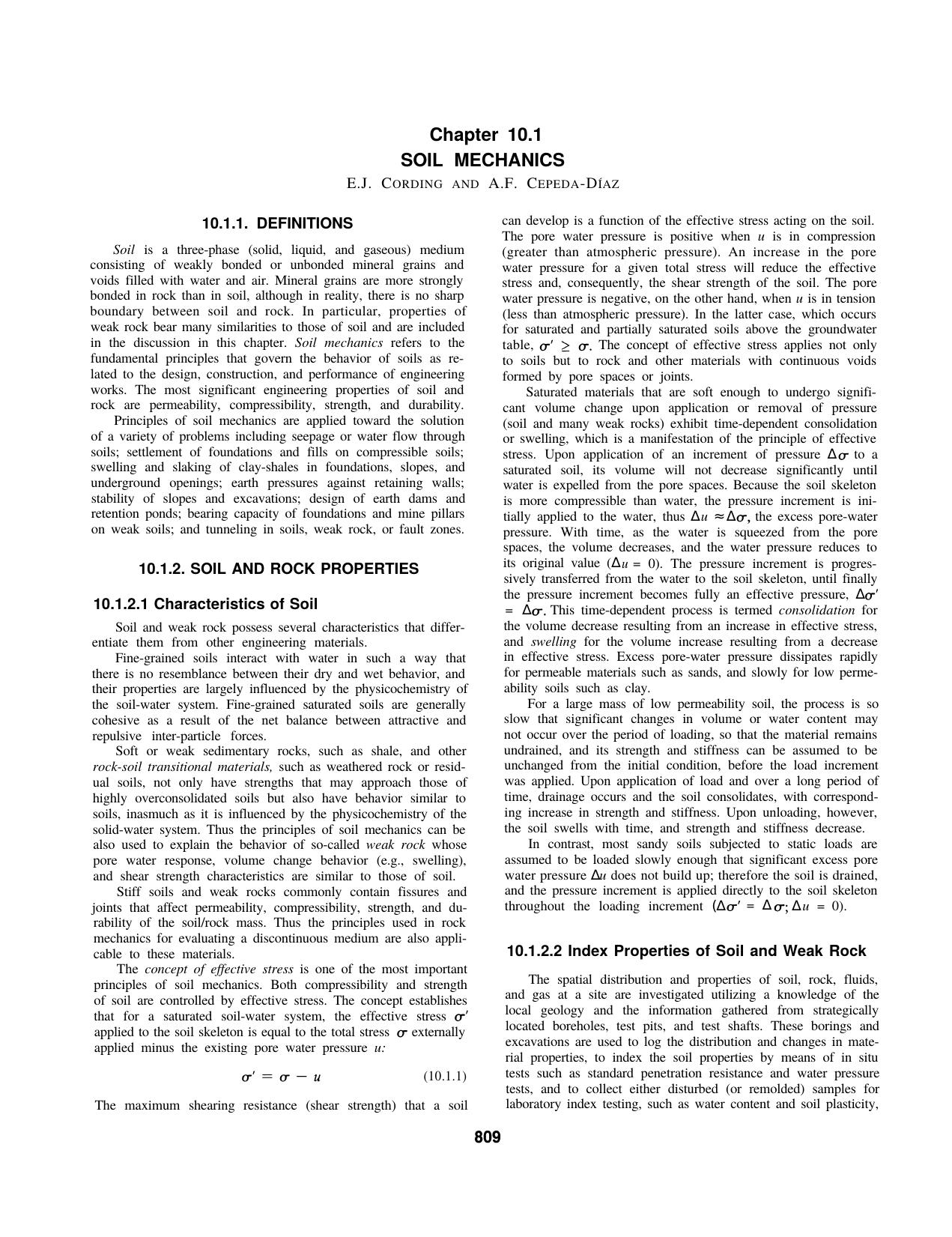 10.1 Soil Mechanics by Society for Mining Metallurgy & Exploration Inc