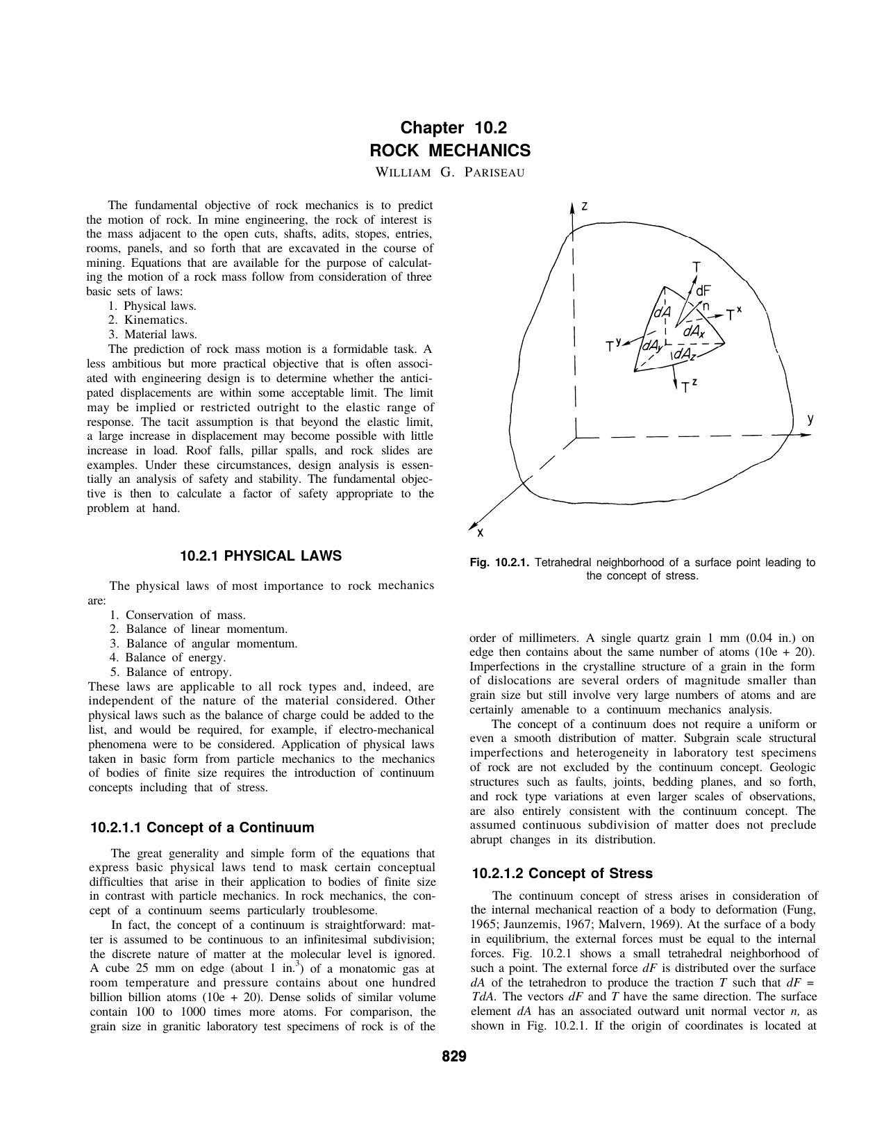 10.2 Rock Mechanics by Society for Mining Metallurgy & Exploration Inc